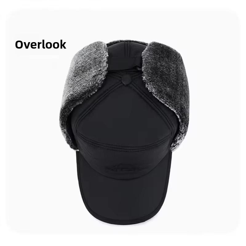 2026 Winter Warm Thickened Artificial Fur Baseball Hat Men's and Women's Cycling Skiing Extreme Cold Hat Fishing Hat Outdoor