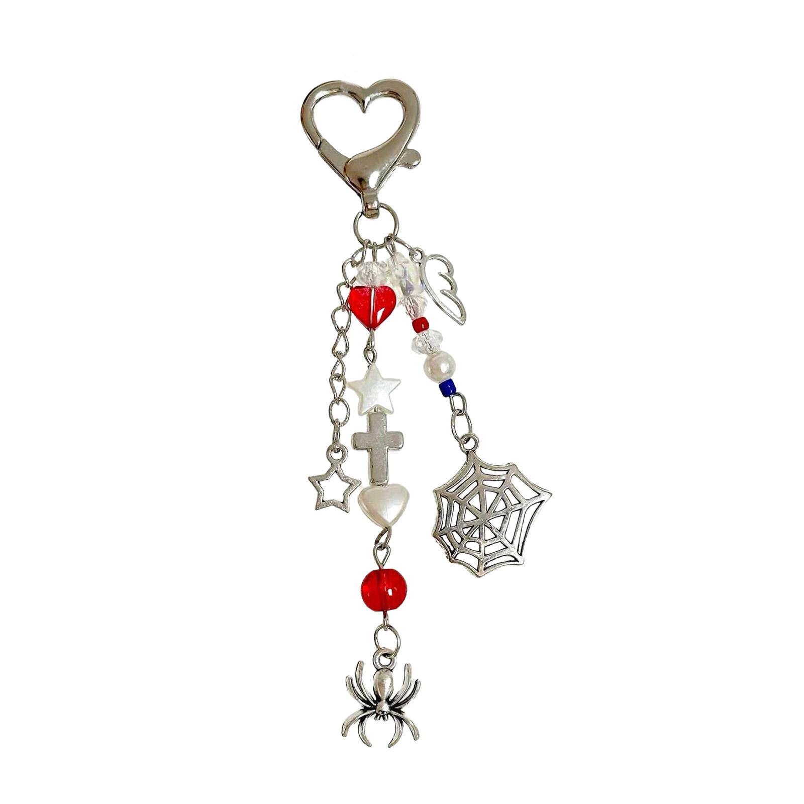 

Unique Skeleton Charm Keyring Sturdy Plastic Materials Portable Fashion Statements Pieces for Daily Use Casual Wear 1