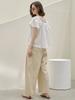 AVANT-G Halter Banding Shirring Blouse - Ivory