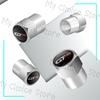 4Pcs/Set GT Logo Emblem Car Wheel Tire Valve Cap Tyre Rim Stem Airdust Waterproof Covers For n333 208 308 3008 301 508 GT RCZ 333n