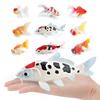 Ornamental Fish Model: Red-crowned Crane & Skygazer Dragon with Water-bubble Eye Shubunkin Goldfish Koi