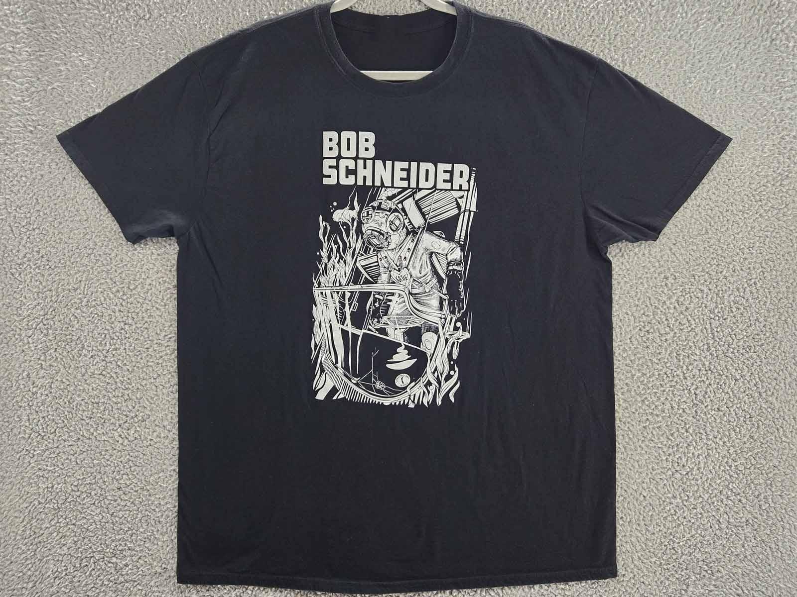 Bob Schneider Lake Michigan Diver Graphic Shirt Black Unisex S-5XL 1R409 L