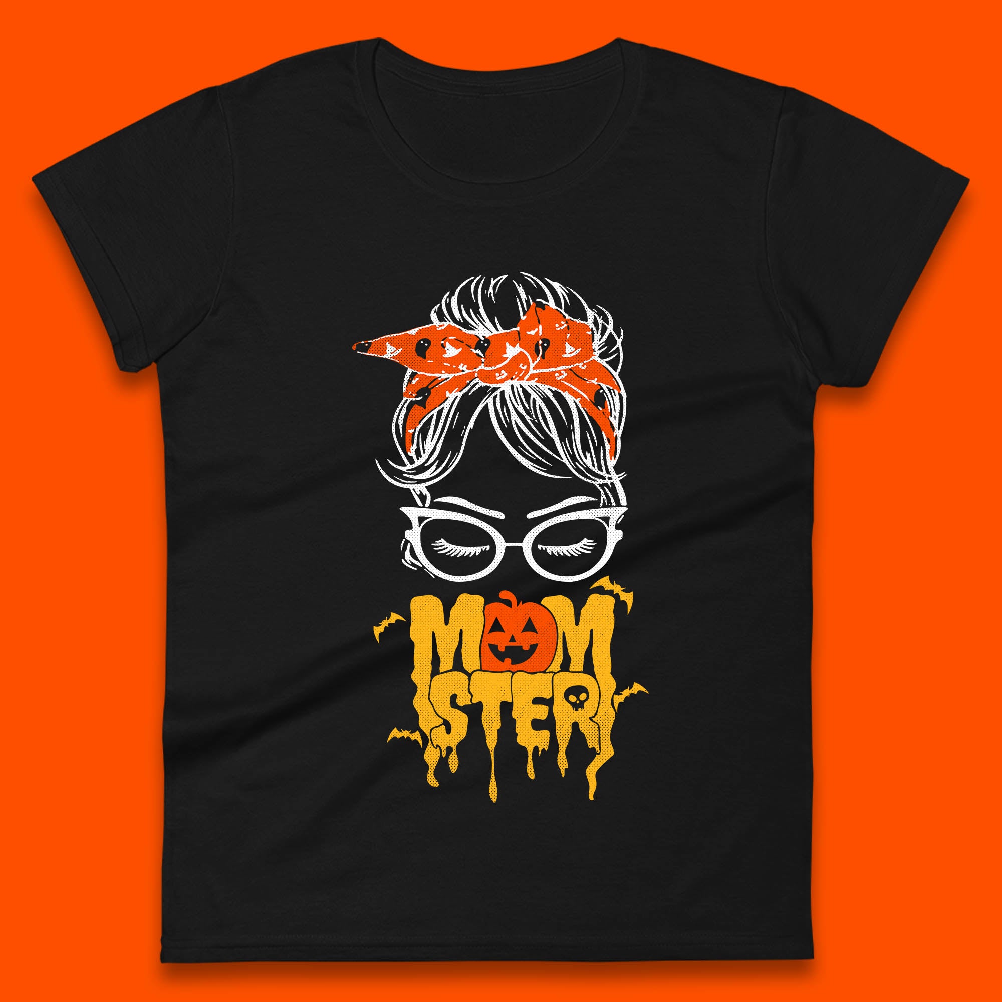 

Momster Halloween Boho Halloween Monster Ghost Spooky Mom Womens Tee T Shirt Mens Tops Unisex Top 4XL