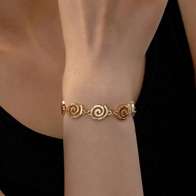 1pz Bracciale alla Moda Simbolo Semplice & Elegante in Lega per Donne, Adatto per Uso Quotidiano & Formale