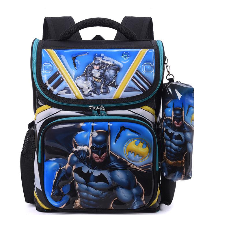 New 3D Hard Shell Kids Backpack Two-Piece Set Cartoon School Bag For Elementary Students