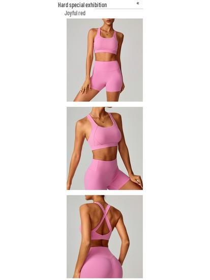 Cloud-Feel Shockproof Yoga Bra Tank - Quick-Dry High-Intensity Sportswear