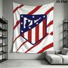 Atletico Madrid Wall Tapestry Aesthetic Wall Hanging Printed Fabric Blanket Decorative Tapestries for Bedroom Living Room Home Decor