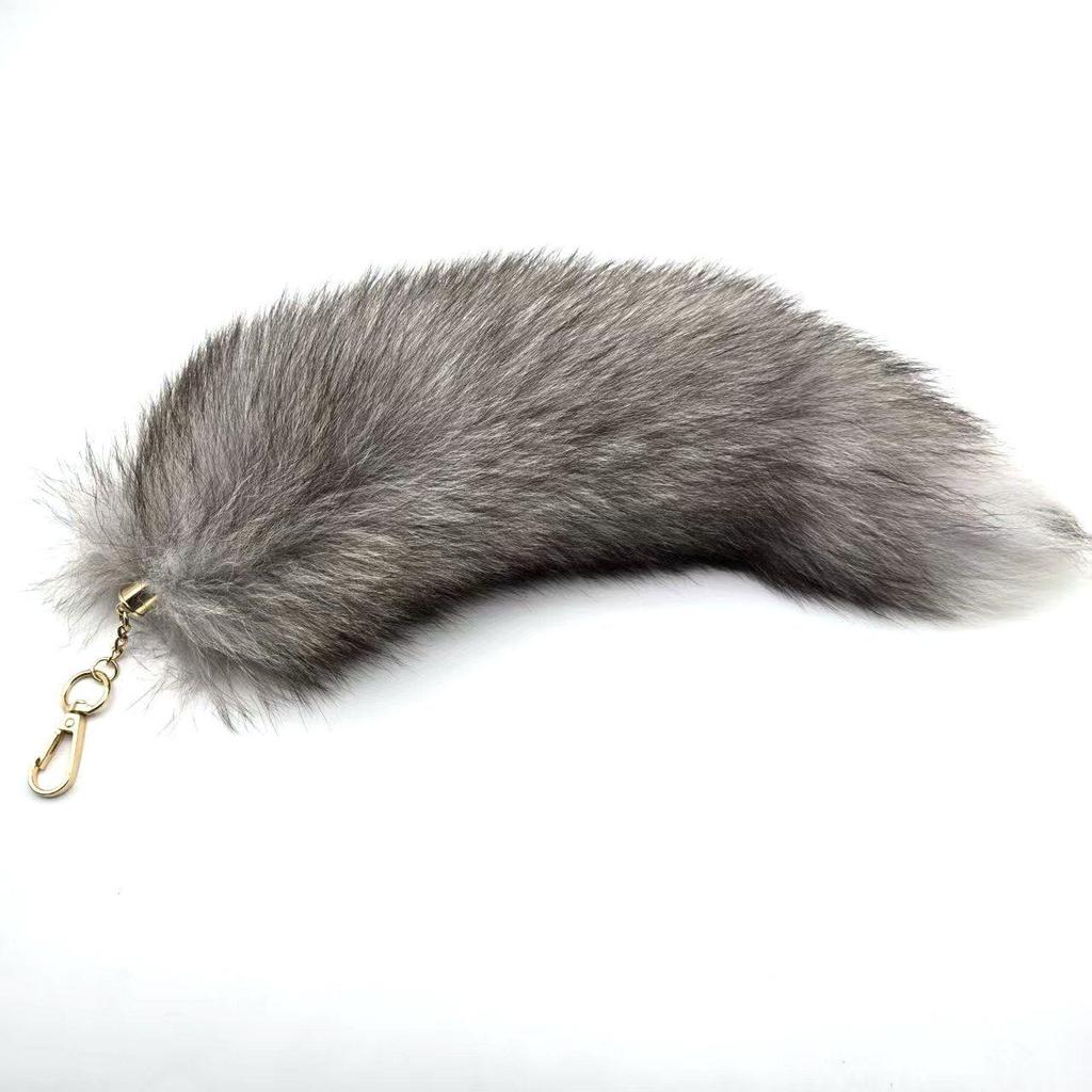 Hänge Nyckelring med Rävsvans & Handväskcharm Tillbehör