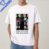 Damon Salvatore Retro Replica Style Unisex Streetwear ShortSleeved TShirt for Both Unisex and WoUnisex with Round Neck