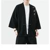 Summer Men's Cardigan Japanese Kimono Samurai Costume Clothing Bamboo Embroidered Kimono Shirt Yukata Haori Casual Coat