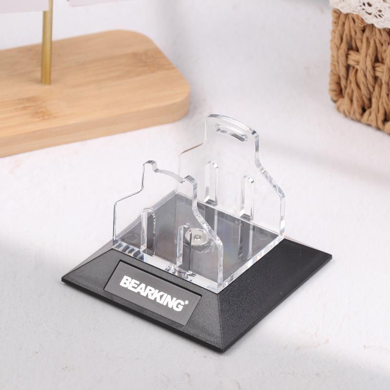 Supporto porta mulinello da pesca Trasparente Supporto per mulinello a forma di goccia d'acqua Rastrelliera espositore multifunzione per mulinelli da pesca Accessori da pesca