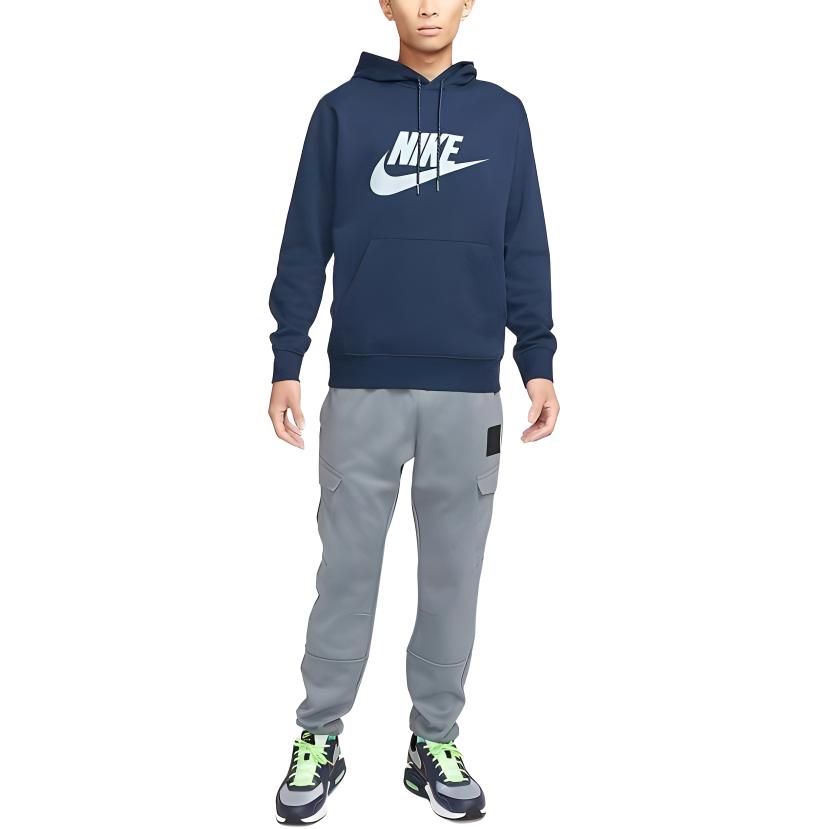 Nike Sweatshirts Men's Blue Hooded Moderate Regular DM1237-410