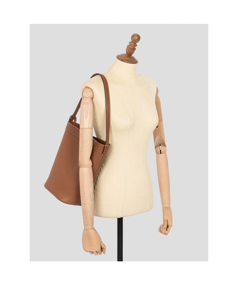 Beanpole Accessory Ivy Leather Shoulder Bag Brick