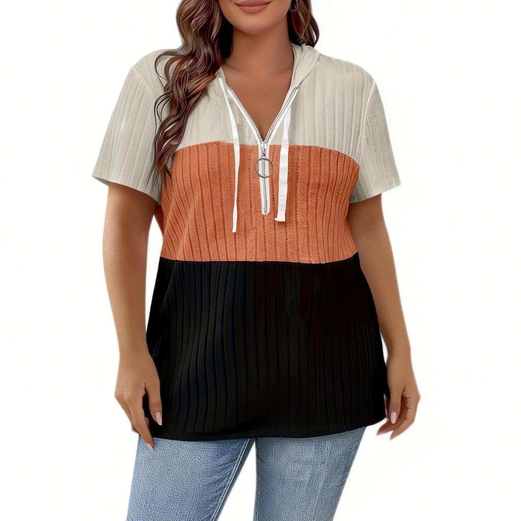 Women's Fashionable Short Sleeve Elegant Commuting And Casual Top