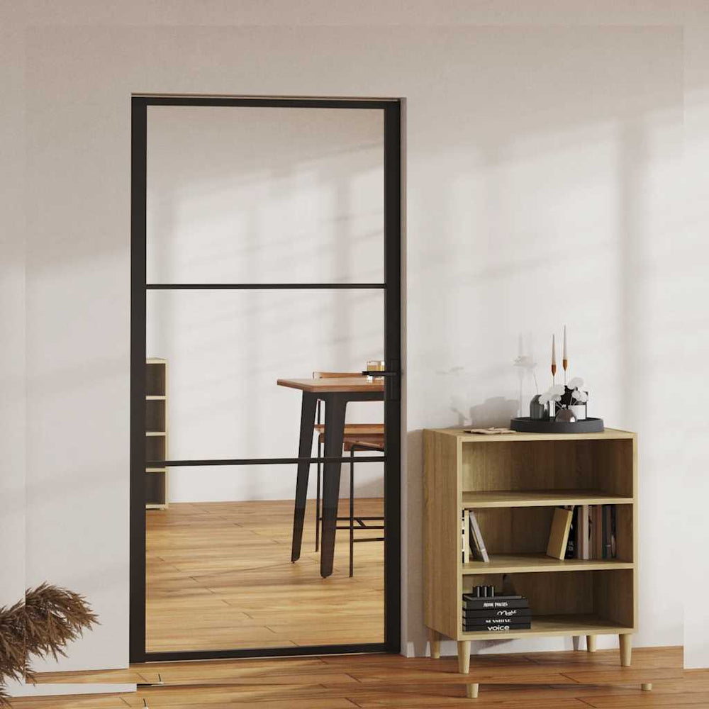 Porte intérieure Verre ESG et aluminium 102,5x201,5 cm