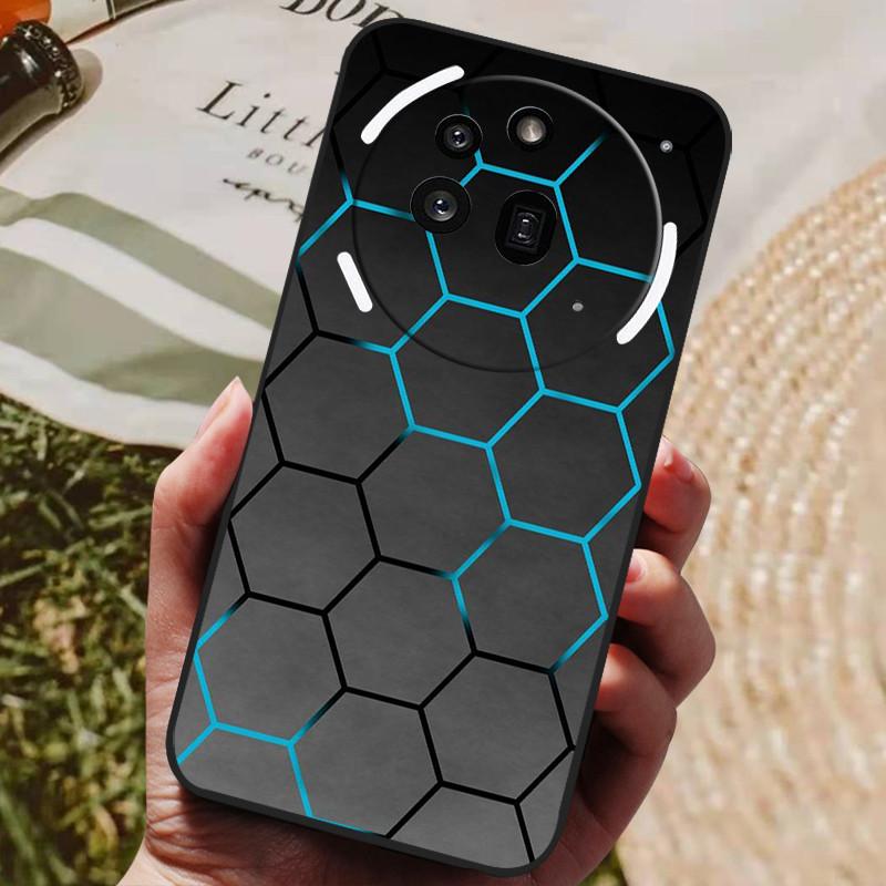 For Nothing Phone 3A Pro Case Phone3A Pro Cool Painted Silicone TPU Soft Cover for Nothing Phone 3A Pro A059P Cases Black Shells