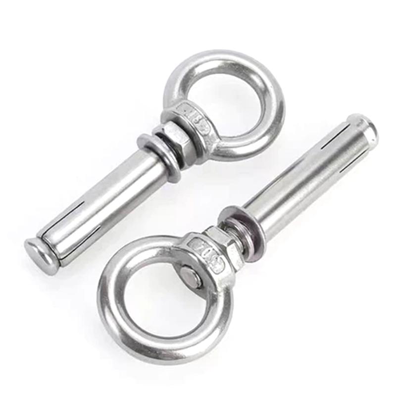 Stainless Steel Expansion Bolt M6 M8 M10 304 Grade Eye Bolt Anti Loose Anchor for Equipment and Pipe Mounting