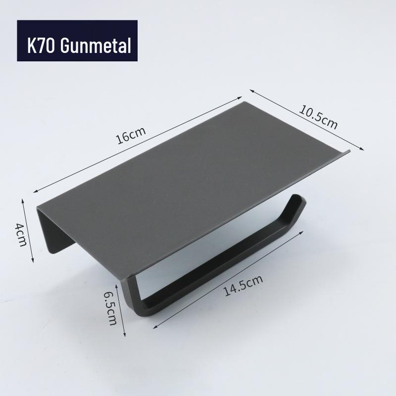 Stainless Steel 304 Punch-Free Bathroom Tissue & Phone Holder
