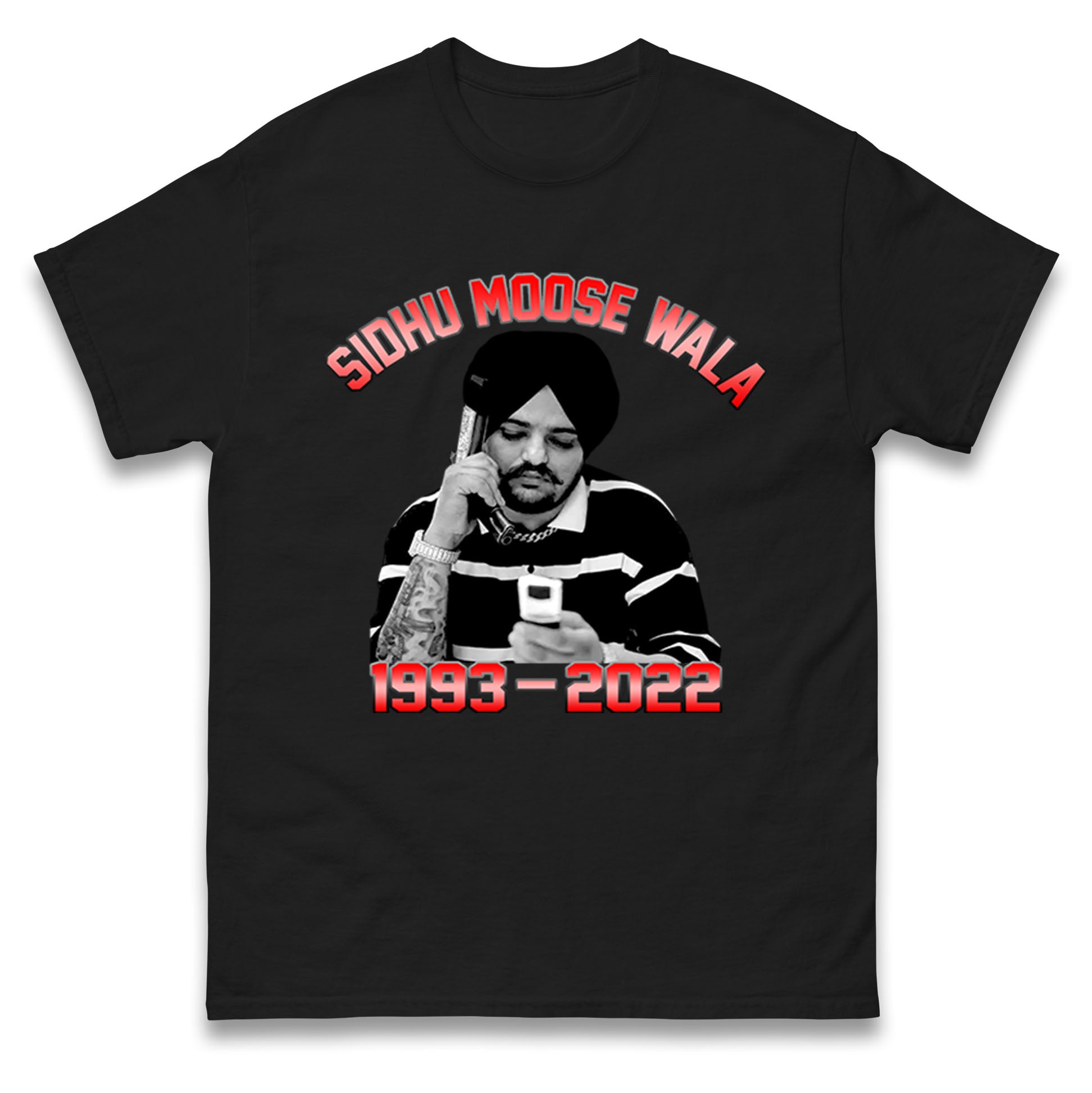 

Sidu Moosa Wala In Memory T Shirt Tshirt Mens Womens Unisex Tops Tees S