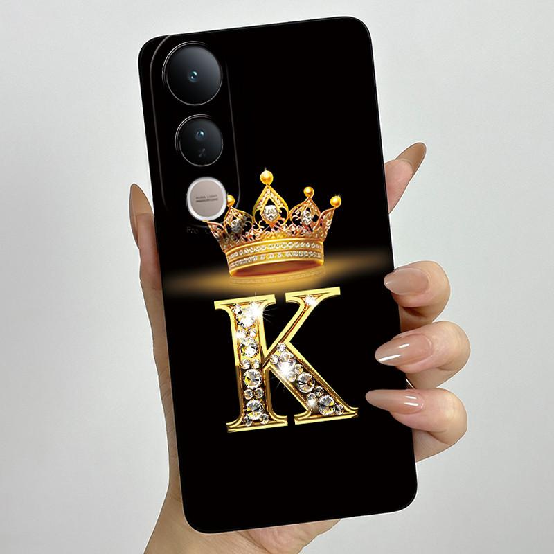 For Vivo V50 Lite 5G Case Luxury Letters Couple Silicone Soft Phone Cases For Vivo V50 V50Lite 5G Camera Protection Back Cover
