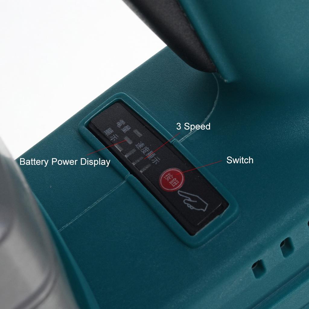 2-IN-1 Rechargeable Brushless Cordless Electric Rotary Hammer Impact Drill 1300W Power Tool For 18V Battery 4200RPM