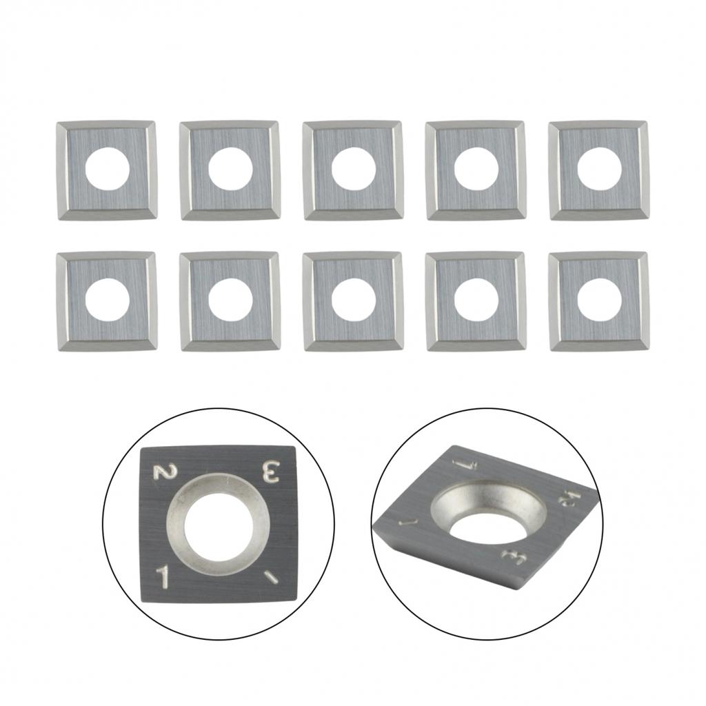 15mm X 15mm X 2.5mm Carbide Blades Woodworking Lathe 4 Cutting Edges