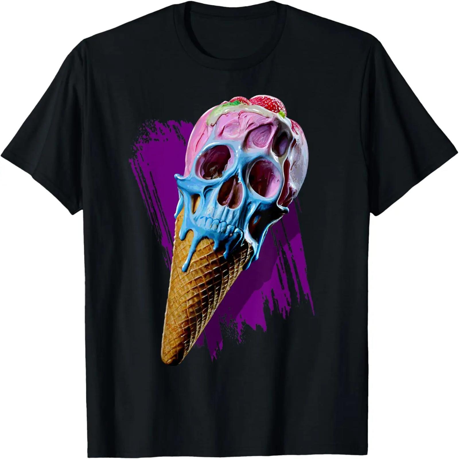

Skull Ice Cream Cone T-Shirt XXXXXL