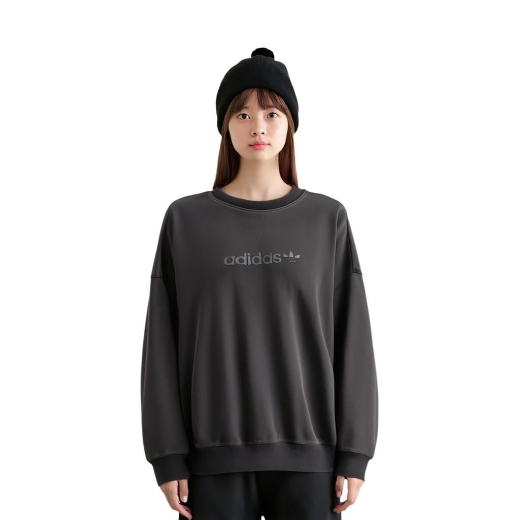 adidas Originals Ess Pullover Round Neck Comfortable Long Sleeve Sweatshirt Women Sweatshirt KG8255
