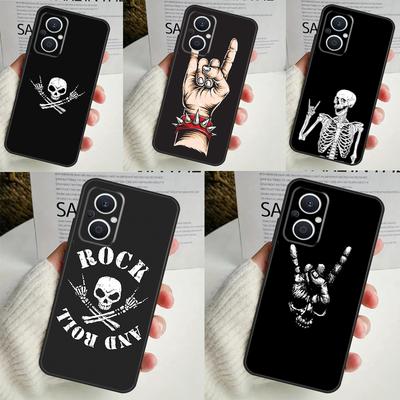 Rock and Roll Lebka Pouzdro Pro OPPO Reno 8 7 6 5 4 Lite 8T 5Z 4Z 10 11F OPPO Find X5 X6 Pro X2 Neo X3 Lite Kryt