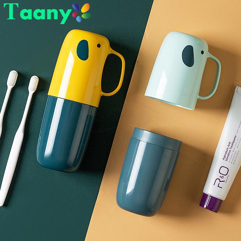 Travel Portable Toothbrush Toothpaste Holder Storage Case Household Storage Cup Outdoor Holder Bathroom Cover Tooth Brush Box