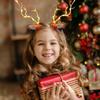 Deer Horns LED Christmas Headband Branch Glowing Hair Clip Funny Christmas Antlers Hairpin  Girl