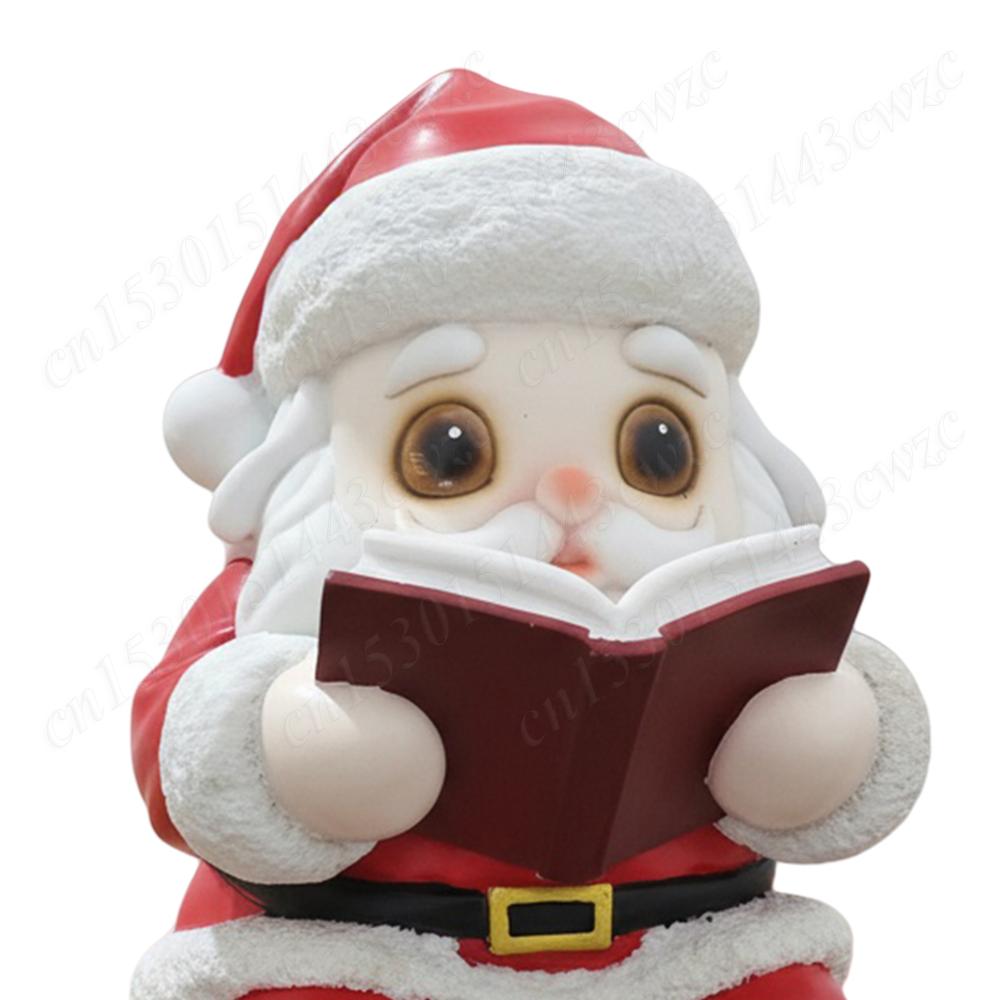 Christmas Decorative Bedside Lamp Santa Claus Xmas Theme LED Table Light Battery Operated Winter Decoration For Xmas Party Decor