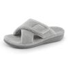 Fashion Litfun Four Seasons Slippers Women Open Toe Arch Support House Slides Adjustable Fuzzy Cozy Slippers Soft Sole Bedroom Sandals
