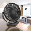 Personal Fan Mini Table USB Rechargeable Durable Clamp Fans with 4 Speeds