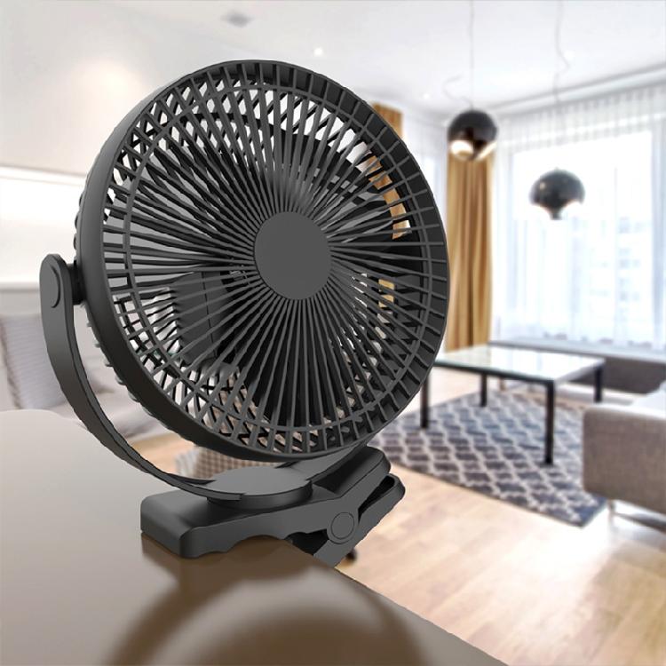 Personal Fan Mini Table USB Rechargeable Durable Clamp Fans with 4 Speeds