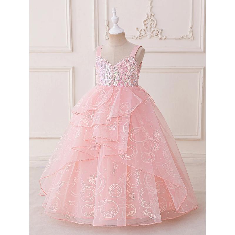 Film Wicked Glinda Elphaba Costumi Ragazza Rosa Strega Glinda Tulle Vestito Bambina Festa di Compleanno Bambini Halloween Carnevale Vestiti