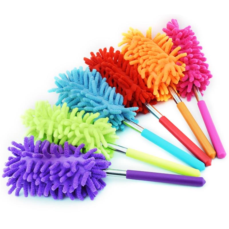 Telescopic Extendable Magic Microfibre Cleaning Feather Duster Extending Brush