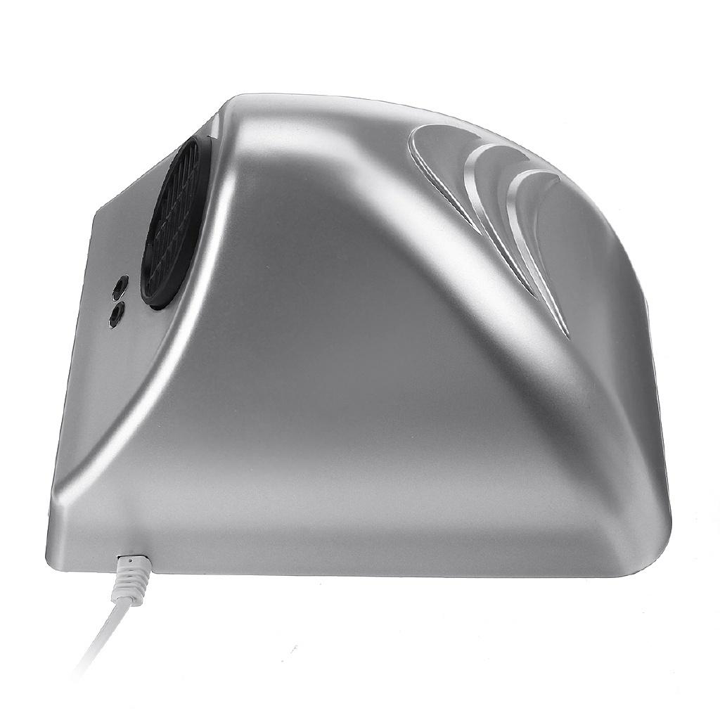 1000W Powerful Hand Dryer Hotel Commercial Bathroom Winding Hand Dryer Electric Automatic Induction Hands Drying Device Silver Grey