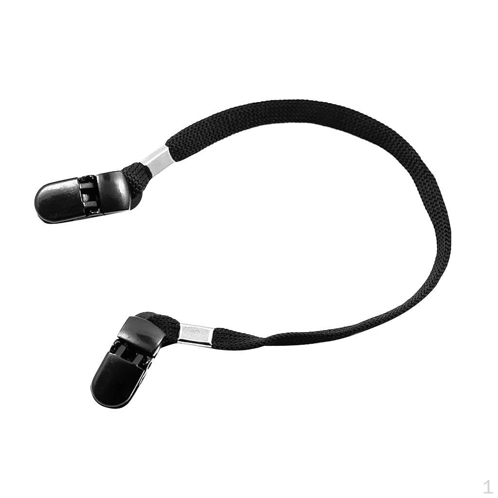 

Ремешок на подбородочном ремне для шапки с защитным зажимом (черный)