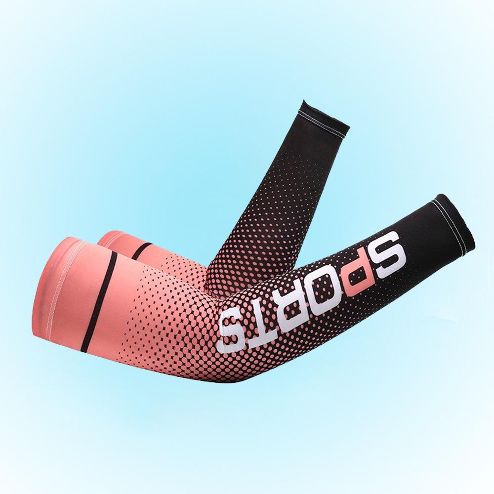 Unisex Ice Silk Sun Protection Arm Sleeves for Spring/Summer – Breathable, Two-Fingerless Design for Driving and Riding