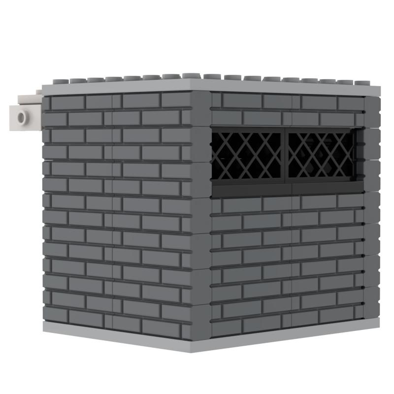 Jail Prison Cell Police Thief Building Blocks Toy Collection Kids Assembly Classic Brick Souvenir Decoration