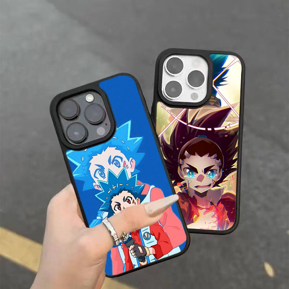 Cool Anime B-Beyblade X Vintage Toy Phone Case For IPhone 17 16 Pro Max Air 13 12 Mini 14 15 Plus 11 PC+TPU Back Cover