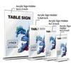 1PC Acrylic Sign Holder A4/A5/A6 Desk Display Stand Price Label Display Rack Menu Stand Holder Restaurant