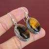 Tiger's Eye Earring 925 Sterling Silver Earring Handmade Vintage Earrings Very Pretty Gemstone Earring Tiger's Eye Jewelry Anniversary Gifts