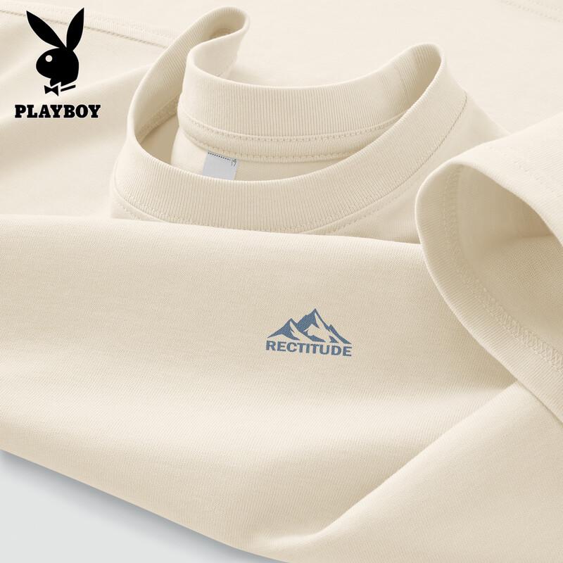 

PLAYBOY Men s Pure Cotton Short Sleeve T-Shirt XL