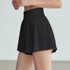 Women's High-Waist Three-Quarter Breathable Sports Skort for Running & Yoga
