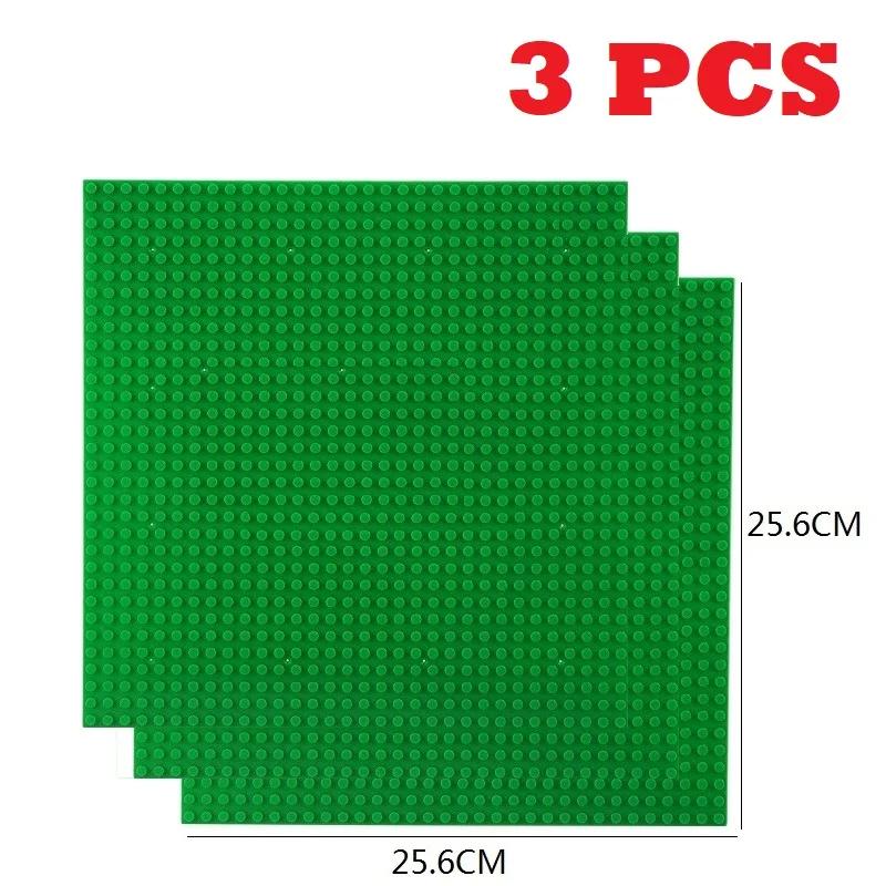 

Three Pieces Timeless Foundation Plate 32X32 Dots Constructing Cubes Bricks Base Plates DIY High-Quality Plastic Board Blocks Construction Play kits