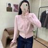 Autumn Long Sleeve Base Cardigan Jackets Women Elegant Slim Fit V-neck Knitted Women's Sweaters Coat Winter Lace Patchwork Cardigans Sweater 25854