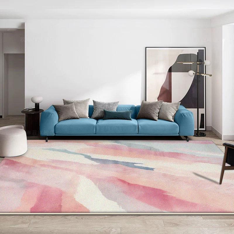 Minimalism Decor Carpets for Living Room Modern Style Large Area Bedroom Rugs Lounge Children Soft Floor Mat Non-slip Bathroom