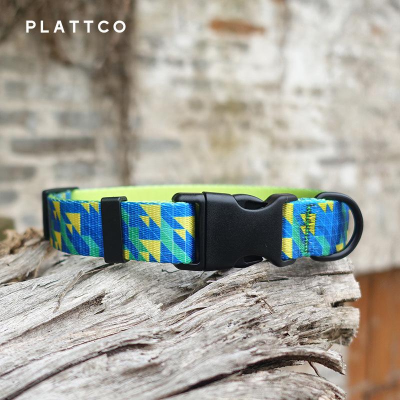 PLATTCO Soft Imitation Nylon Pet Collar, PDC309 M 2.5cm (42-48cm)